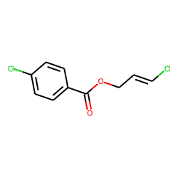 4-Chlorobenzoic acid, 3-chloroprop-2-enyl ester