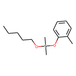 Silane, dimethyl(2-methylphenoxy)pentyloxy-