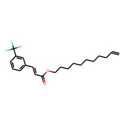 trans-3-(Trifluoromethyl)cinnamic acid, undec-10-enyl ester