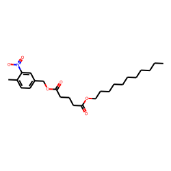 Glutaric acid, 4-methyl-3-nitrobenzyl undecyl ester