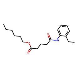 Glutaric acid, monoamide, N-(2-ethylphenyl)-, hexyl ester