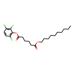 Adipic acid, decyl 2,3,6-trichlorophenyl ester
