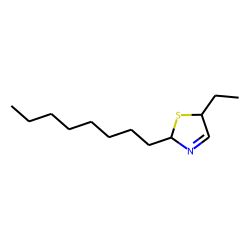 5-ethyl-2-octyl-3-thiazoline
