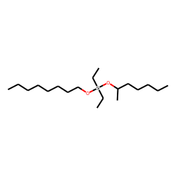 Silane, diethyl(2-heptyloxy)octyloxy-