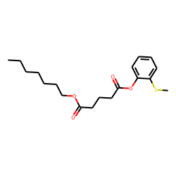 Glutaric acid, heptyl 2-(methylthio)phenyl ester
