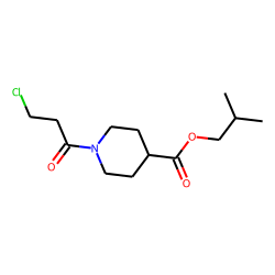 Isonipecotic acid, N-(3-chloropropionyl)-, isobutyl ester