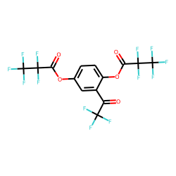 Hydroquinone, 2-trifluoroacetyl, bis-PFP