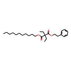 Diethylmalonic acid, phenethyl undecyl ester