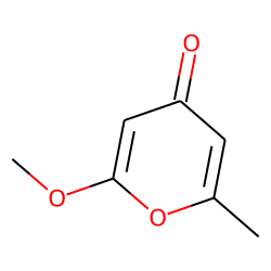 4H-Pyran-4-one, 2-methoxy-6-methyl-