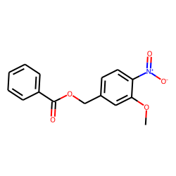 Benzoic acid, (3-methoxy-4-nitrophenyl)methyl ester