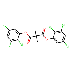 Dimethylmalonic acid, di(2,3,5-trichlorophenyl) ester