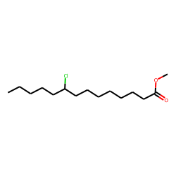 9-Chlorotetradecanoic acid, methyl ester