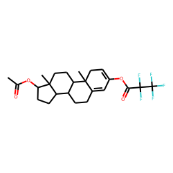 Testosterone, 3-pentafluoropionate, 17«beta»-Ac