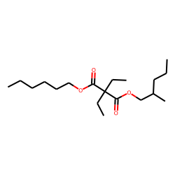 Diethylmalonic acid, hexyl 2-methylpentyl ester