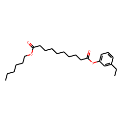 Sebacic acid, 3-ethylphenyl hexyl ester