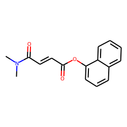 Fumaric acid, monoamide, N,N-dimethyl-, 1-naphthyl ester