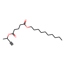 Glutaric acid, but-3-yn-2-yl decyl ester