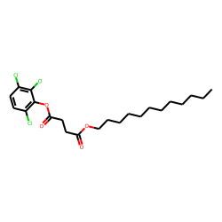 Succinic acid, dodecyl 2,3,6-trichlorophenyl ester