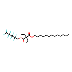 Diethylmalonic acid, 2,2,3,3,4,4,5,5-octafluoropentyl tridecyl ester
