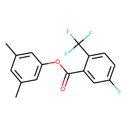 5-Fluoro-2-trifluoromethylbenzoic acid, 3,5-dimethylphenyl ester