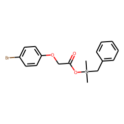4-Bromophenoxyacetic acid, benzyldimethylsilyl ester