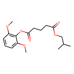 Glutaric acid, 2,6-dimethoxyphenyl isobutyl ester