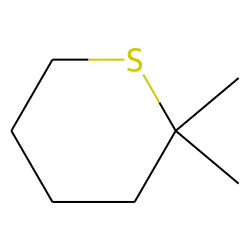 2,2-dimethyl-thiacyclohexane