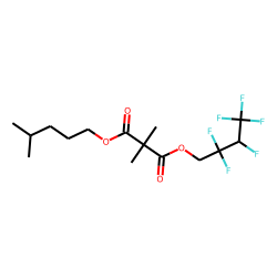 Dimethylmalonic acid, 2,2,3,4,4,4-hexafluorobutyl isohexyl ester