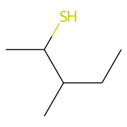 3-Methylpentan-2-thiol, threo