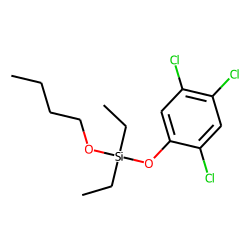 Silane, diethylbutoxy(2,4,5-trichlorophenoxy)-