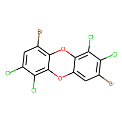 3,9-dibromo-1,2,6,7-tetrachloro-dibenzo-p-dioxin