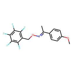 Acetophenone, 4'-methoxy, PFBO # 1