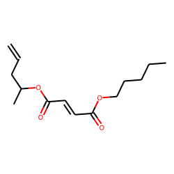Fumaric acid, pent-4-en-2-yl pentyl ester
