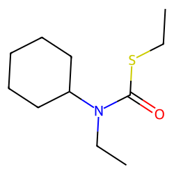 Carbamothioic acid, cyclohexylethyl-, S-ethyl ester