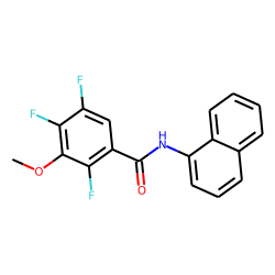 2,4,5-Trifluoro-3-methoxybenzamide, N-(1-naphthyl)-