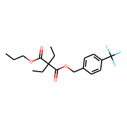 Diethylmalonic acid, propyl 4-trifluoromethylbenzyl ester