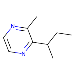 Pyrazine, 2-methyl-3-(1-methylpropyl)