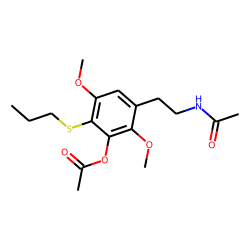 Phenethylamine, 2,5-dimethoxy-4-propylthio, N-acetyl, acetoxy-M