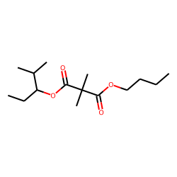 Dimethylmalonic acid, butyl 2-methylpent-3-yl ester