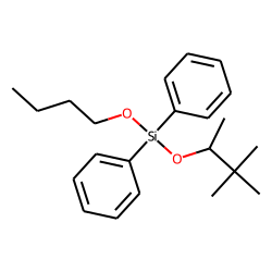 Silane, diphenylbutoxy(3,3-dimethylbut-2-yloxy)-