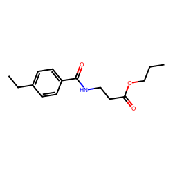 .BETA.-alanine, n-(4-ethylbenzoyl)-, propyl ester