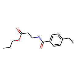 «beta»-Alanine, N-(4-ethylbenzoyl)-, propyl ester