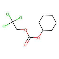 Carbonic acid, 2,2,2-trichloroethyl cyclohexyl ester