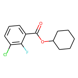 3-Chloro-2-fluorobenzoic acid, cyclohexyl ester