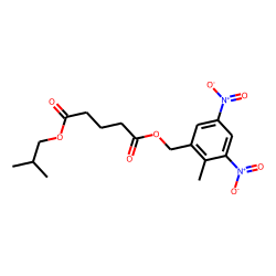 Glutaric acid, 3,5-dinitro-2-methylbenzyl isobutyl ester