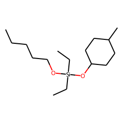 Silane, diethyl(cis-4-methylcyclohexyloxy)pentyloxy-