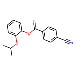 4-Cyanobenzoic acid, 2-isopropoxyphenyl ester