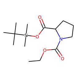 Proline, ethoxycarbonylated, TBDMS
