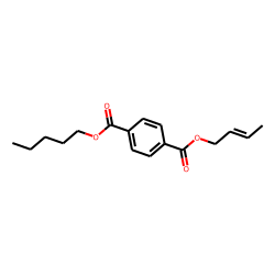 Terephthalic acid, but-2-enyl pentyl ester