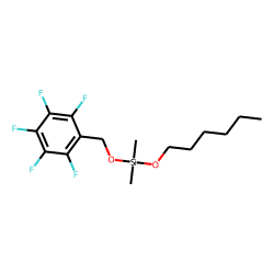 Silane, dimethyl(pentafluorobenzyloxy)hexyloxy-